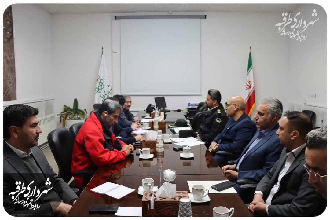 🔸جلسه هماهنگی امور شهری ستاد خدمات سفر شهر طرقبه برگزار شد.